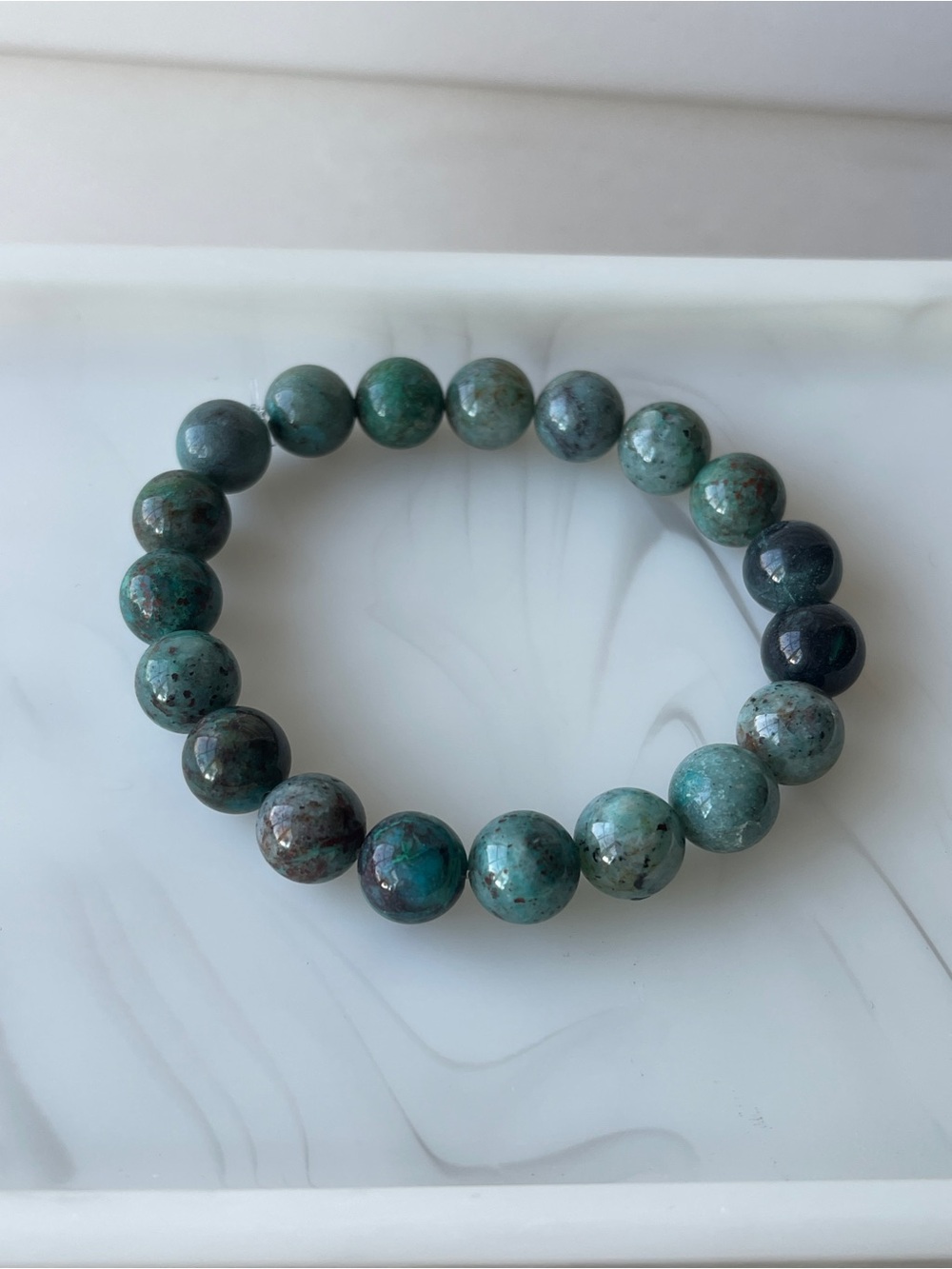 Jasper Bracelet, 7-inch - Healing Stone, Tranquility, Emotional Balance